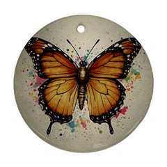 Butterflies of motivation Ornament (Round)