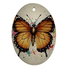 Butterflies of motivation Ornament (Oval)