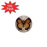 Butterflies of motivation 1  Mini Buttons (100 pack)  Front