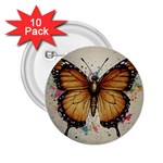 Butterflies of motivation 2.25  Buttons (10 pack)  Front