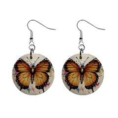 Butterflies of motivation Mini Button Earrings