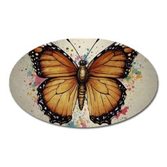 Butterflies of motivation Oval Magnet