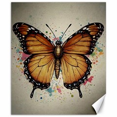 Butterflies Of Motivation Canvas 8  X 10  by customfabrics