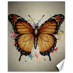 Butterflies of motivation Canvas 11  x 14 