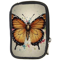 Butterflies of motivation Compact Camera Leather Case