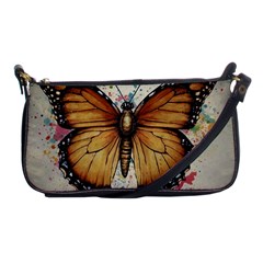 Butterflies of motivation Shoulder Clutch Bag