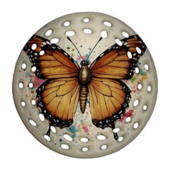 Butterflies of motivation Ornament (Round Filigree)