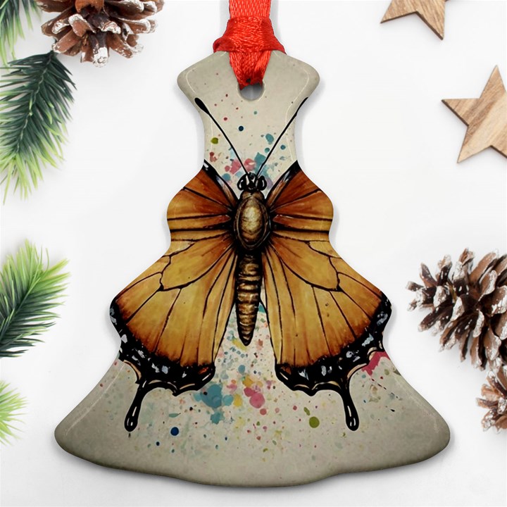 Butterflies of motivation Ornament (Christmas Tree) 