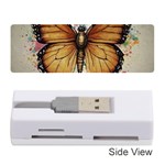 Butterflies of motivation Memory Card Reader (Stick) Front