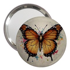 Butterflies of motivation 3  Handbag Mirrors