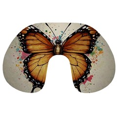 Butterflies of motivation Travel Neck Pillow