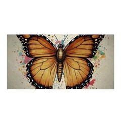 Butterflies of motivation Satin Wrap 35  x 70 