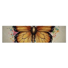 Butterflies Of Motivation Oblong Satin Scarf (16  X 60 ) by customfabrics