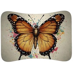 Butterflies Of Motivation Velour Seat Head Rest Cushion by customfabrics