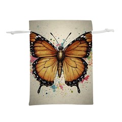 Butterflies of motivation Lightweight Drawstring Pouch (L)