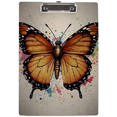 Butterflies of motivation A4 Acrylic Clipboard