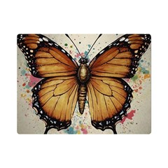 Butterflies of motivation Premium Plush Fleece Blanket (Mini)