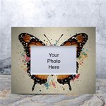 Butterflies of motivation White Tabletop Photo Frame 4 x6  Front