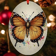 Butterflies of motivation UV Print Acrylic Ornament Oval