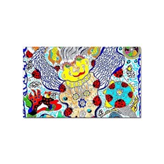 Supersonic Ladybug Angel Power Sticker Rectangular (100 Pack) by chellerayartisans