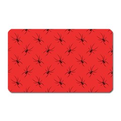 Spiders Pattern Seamless Arachnids Magnet (rectangular)