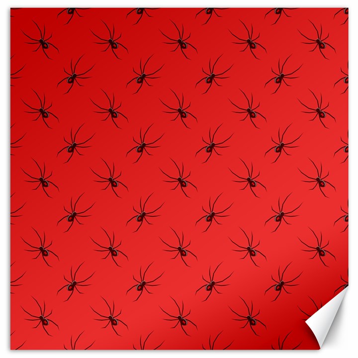 Spiders Pattern Seamless Arachnids Canvas 20  x 20 