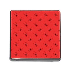 Spiders Pattern Seamless Arachnids Memory Card Reader (square 5 Slot)