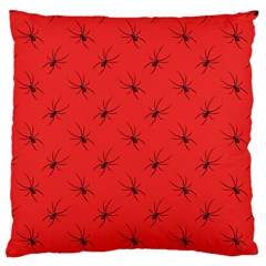 Spiders Pattern Seamless Arachnids Standard Premium Plush Fleece Cushion Case (two Sides)