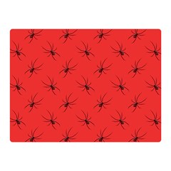 Spiders Pattern Seamless Arachnids Two Sides Premium Plush Fleece Blanket (mini)