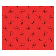 Spiders Pattern Seamless Arachnids Two Sides Premium Plush Fleece Blanket (kids Size)