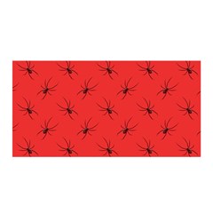 Spiders Pattern Seamless Arachnids Satin Wrap 35  X 70 