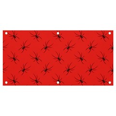 Spiders Pattern Seamless Arachnids Banner And Sign 4  X 2  by Maspions