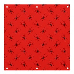 Spiders Pattern Seamless Arachnids Banner And Sign 4  X 4  by Maspions