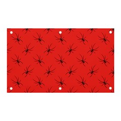 Spiders Pattern Seamless Arachnids Banner And Sign 5  X 3  by Maspions