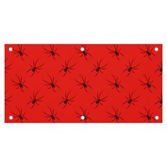 Spiders Pattern Seamless Arachnids Banner And Sign 6  X 3  by Maspions