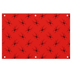 Spiders Pattern Seamless Arachnids Banner And Sign 6  X 4  by Maspions