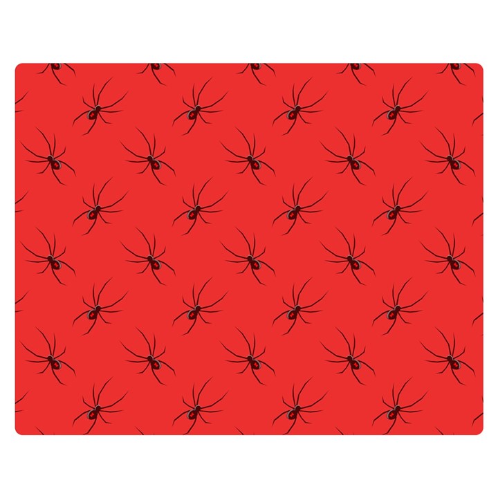 Spiders Pattern Seamless Arachnids Premium Plush Fleece Blanket (Medium)