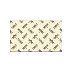 Dragonfy Insect Pattern Sticker Rectangular (10 Pack)