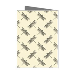 Dragonfy Insect Pattern Mini Greeting Cards (pkg Of 8)