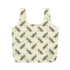 Dragonfy Insect Pattern Full Print Recycle Bag (m) by Maspions