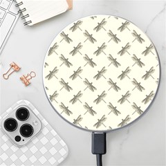 Dragonfy Insect Pattern Wireless Fast Charger(white)