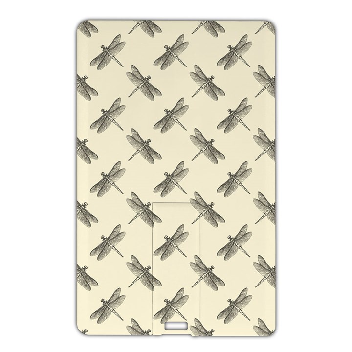 Dragonfy Insect Pattern Name Card Style USB Flash Drive