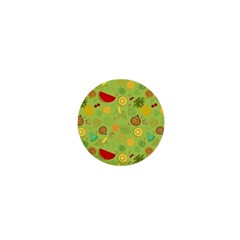 Art Fruits Pattern 1  Mini Buttons by Maspions