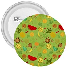 Art Fruits Pattern 3  Buttons