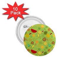 Art Fruits Pattern 1 75  Buttons (10 Pack)