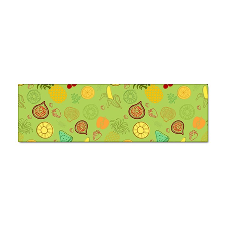 Art Fruits Pattern Sticker (Bumper)