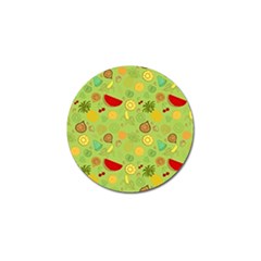 Art Fruits Pattern Golf Ball Marker (4 Pack)