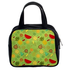 Art Fruits Pattern Classic Handbag (two Sides)