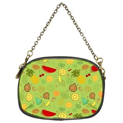 Art Fruits Pattern Chain Purse (two Sides)