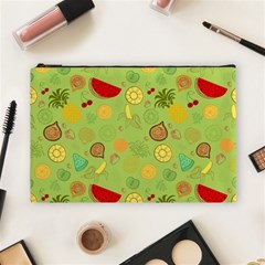 Art Fruits Pattern Cosmetic Bag (large)